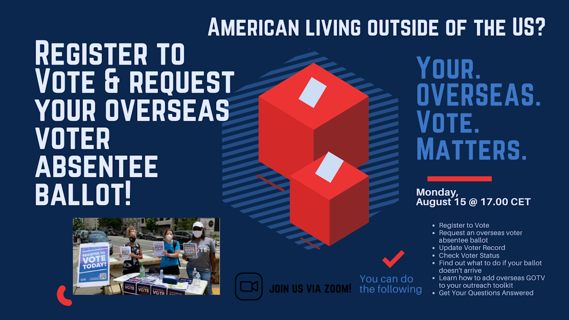Overseas Voter Registration & Education Zoom · Mobilize